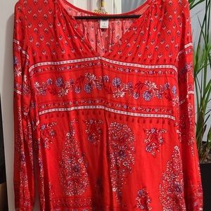 Old Navy floral blouse